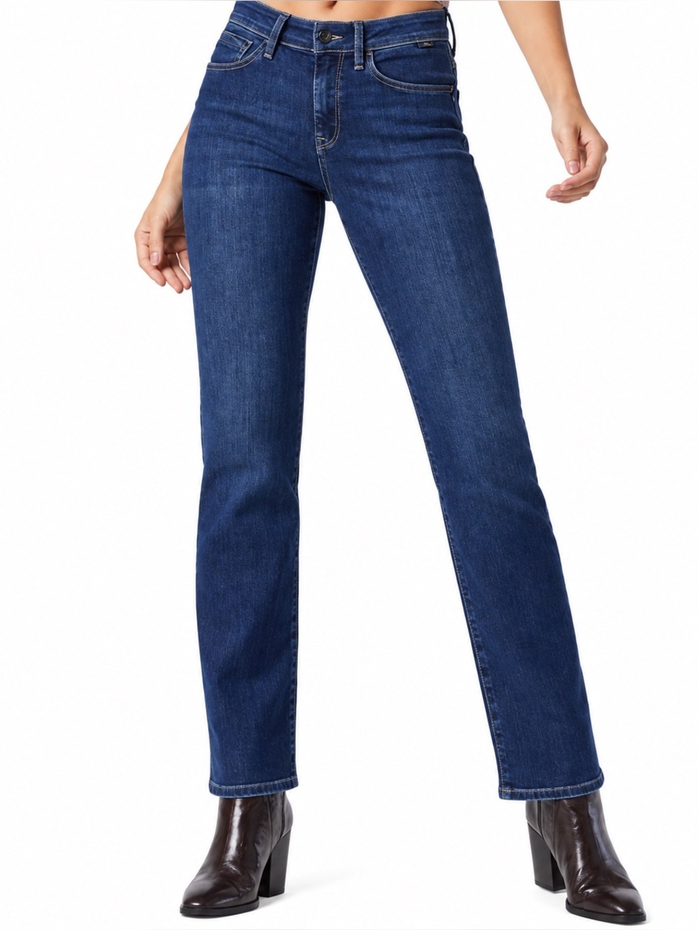 Mavi Kendra High-Rise Straight Leg Jeans
